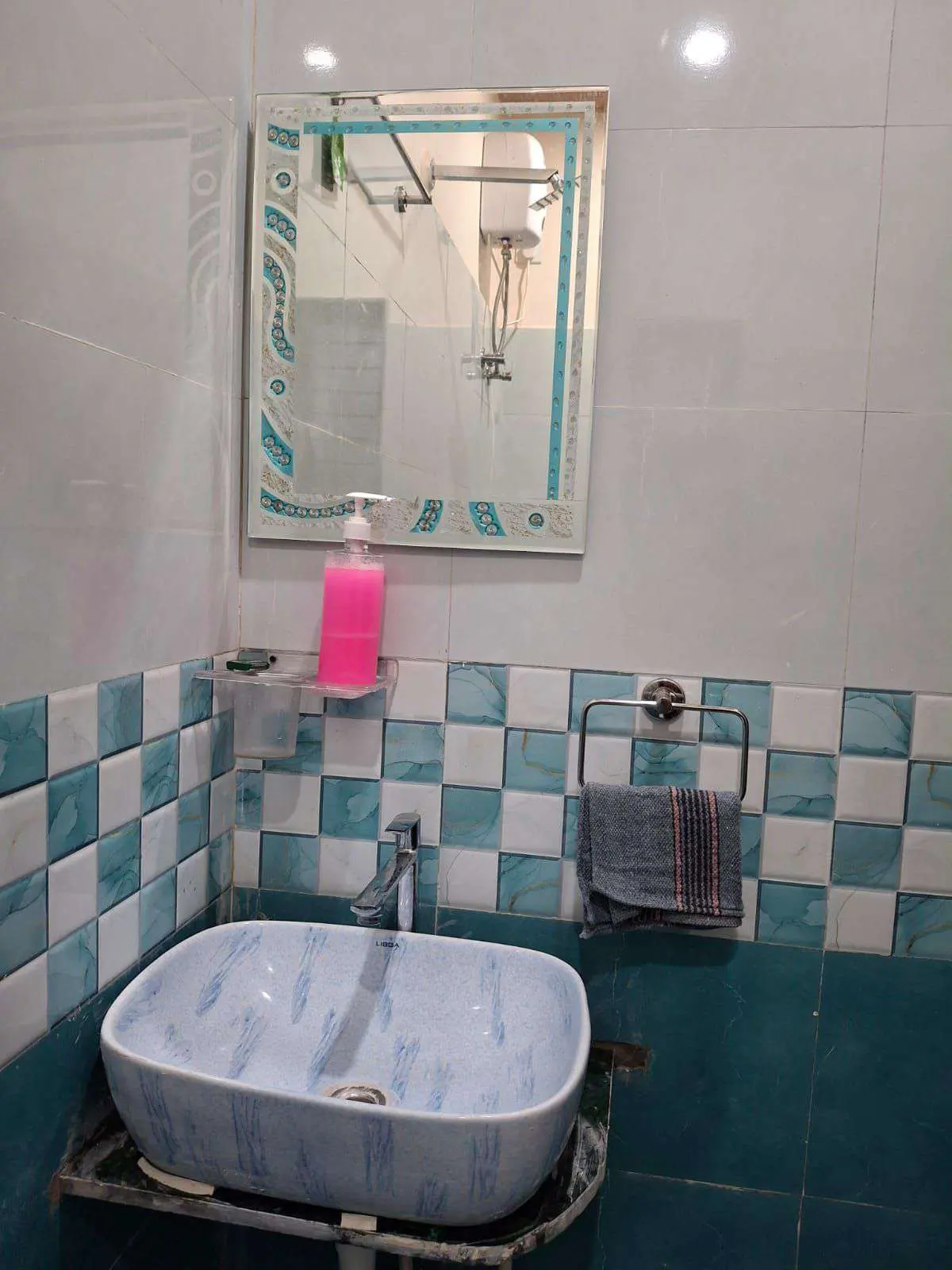 Modern bathroom in Shuubh Aavishkar 2BHK Villa, a 2 BHK villa in Lonavala on rent