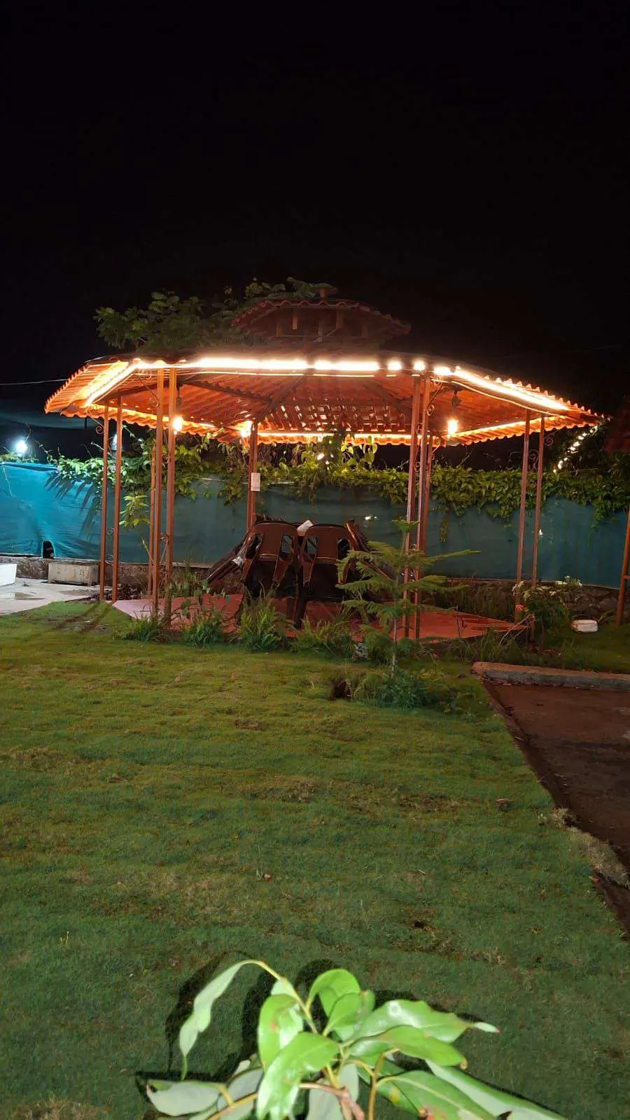 Terrace and outdoor space at Shuubh Aavishkar 2BHK Villa, a 2 BHK villa in Lonavala on rent