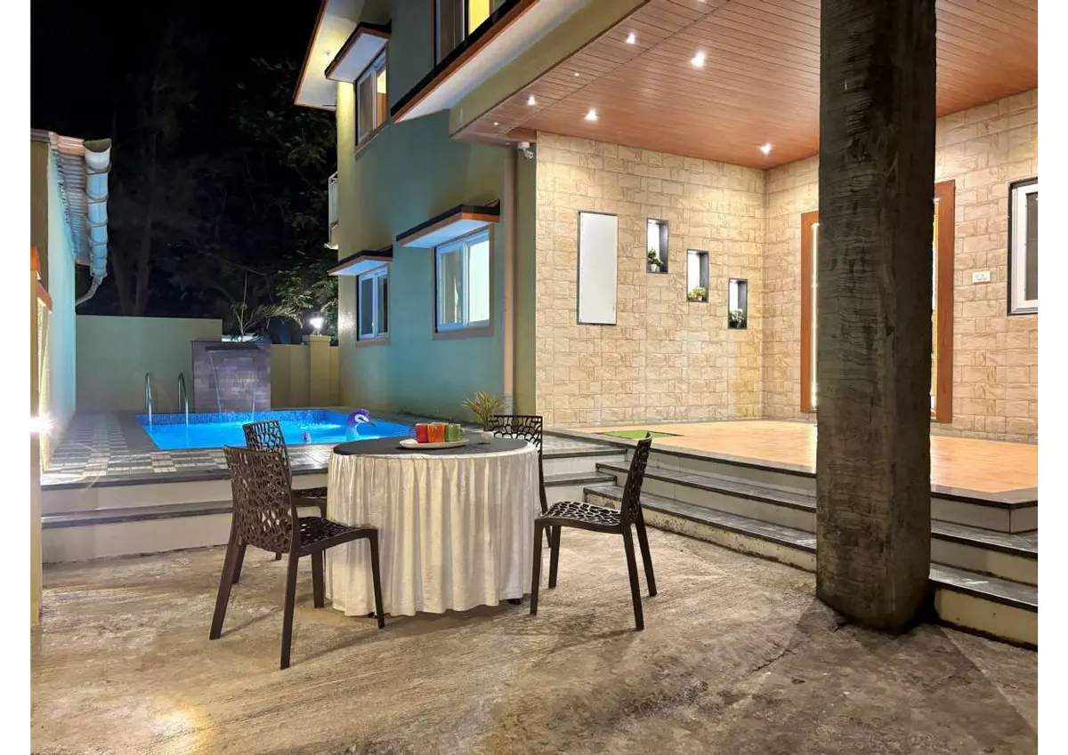 Terrace and outdoor space at Duke's Nose Villa, a 4 BHK villa in Lonavala on rent
