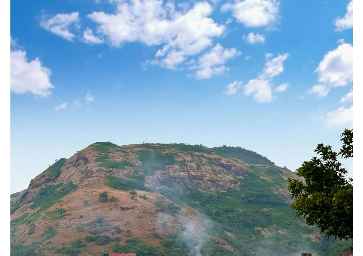 Terrace and outdoor space at Duke's Nose Villa, a 4 BHK villa in Lonavala on rent