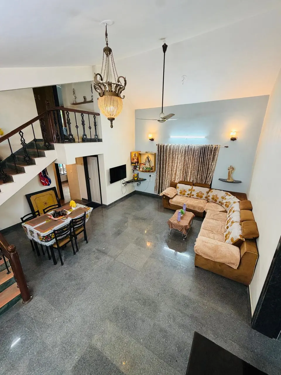 Living and lounge area in Elite Villa, a 4 BHK villa in Lonavala on rent