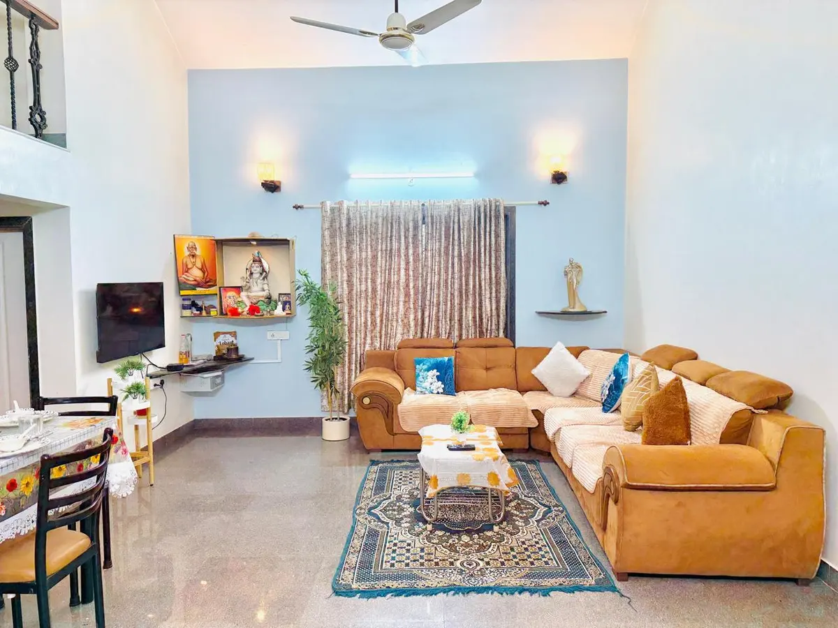 Living and lounge area in Elite Villa, a 4 BHK villa in Lonavala on rent