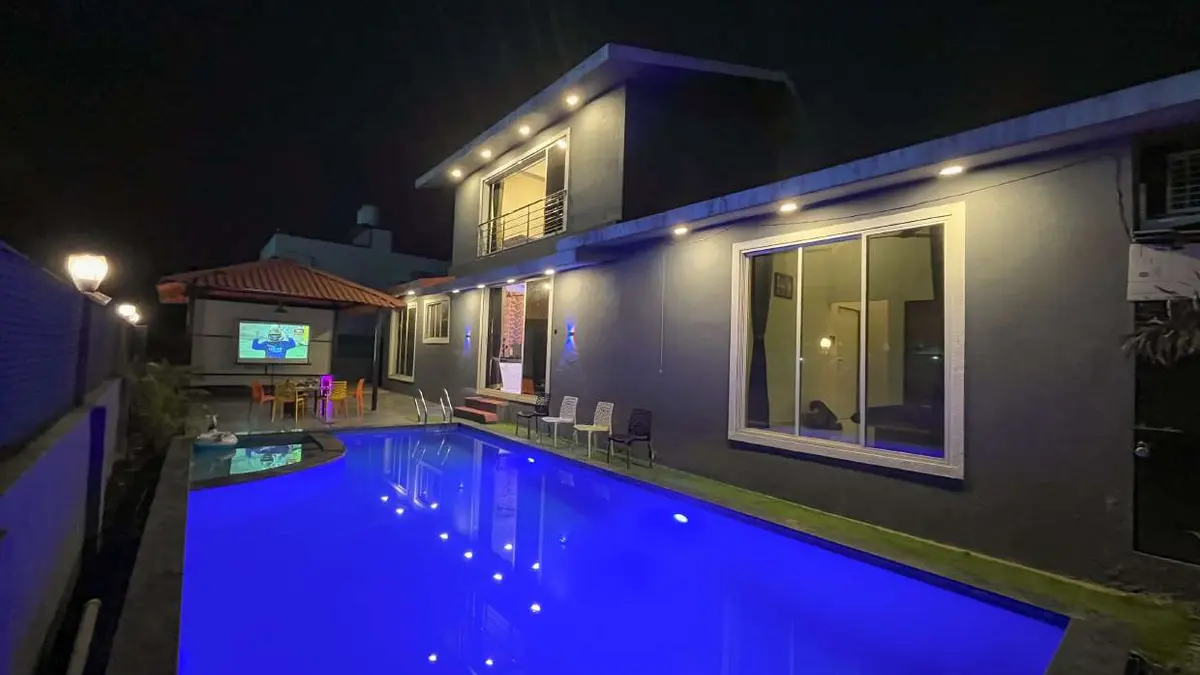 Exterior of Shuubh Hillside 4BHK Villa, a 4 BHK villa in Lonavala on rent