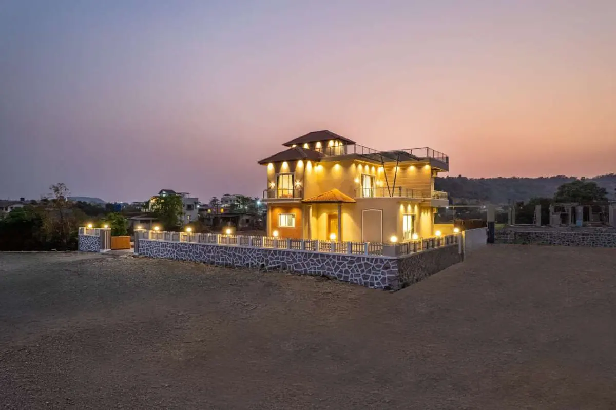 Exterior of Shuubh Kaustubh 5BHK Villa, a 5 BHK villa in Lonavala on rent