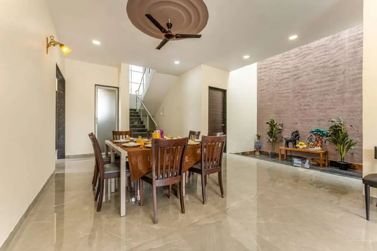 Living and lounge area in Shuubh Kaustubh 5BHK Villa, a 5 BHK villa in Lonavala on rent