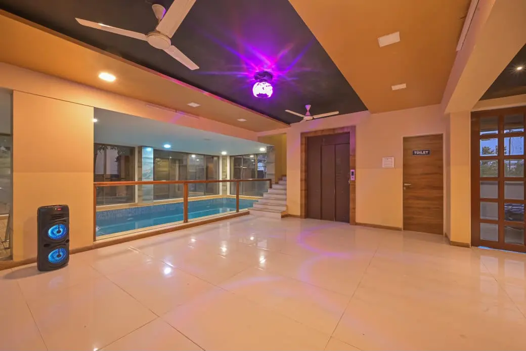 Living and lounge area in Shuubh Mountain Amber 5BHK Villa, a 5 BHK villa in Lonavala on rent