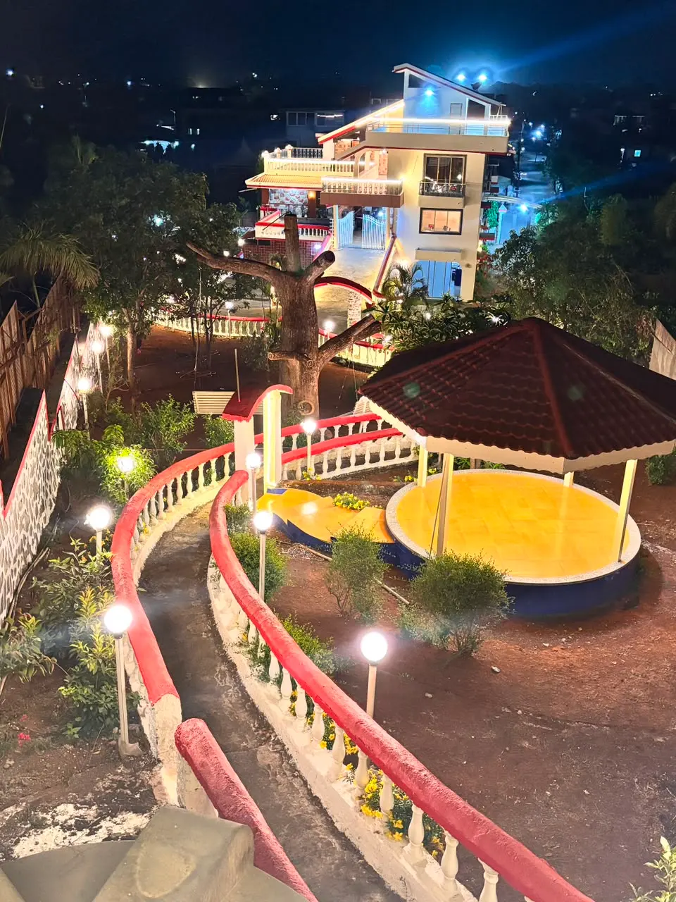Terrace and outdoor space at Shuubh Mountain Nest 6BHK Villa, a 6 BHK villa in Lonavala on rent