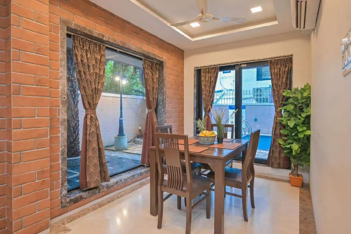 Living and lounge area in Shuubh Staycation 3BHK Villa, a 3 BHK villa in Lonavala on rent